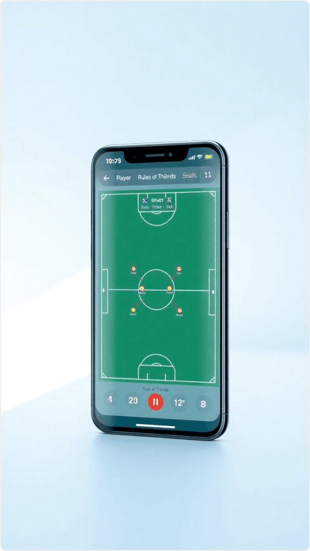 PitchLine app on a smartphone